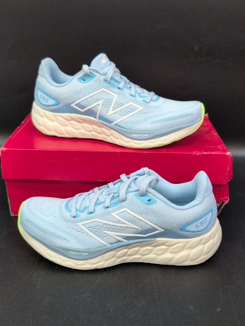 New Balance Fresh Foam 680 V8 Women's Running Shoes US 8 Blue W680LT8